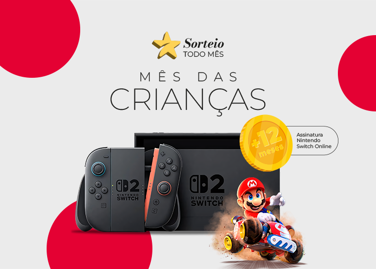 Quer ganhar um Nintendo Switch 2?