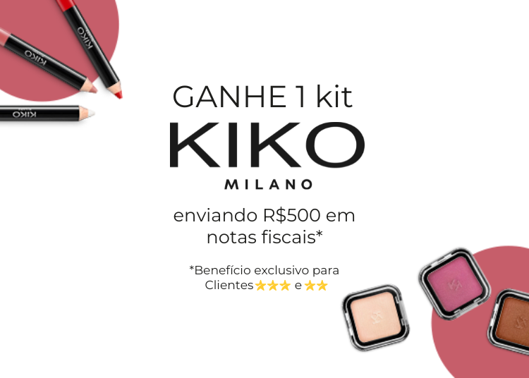 Compre e Ganhe 1 Kit Kiko Milano - Campanha Segmentada