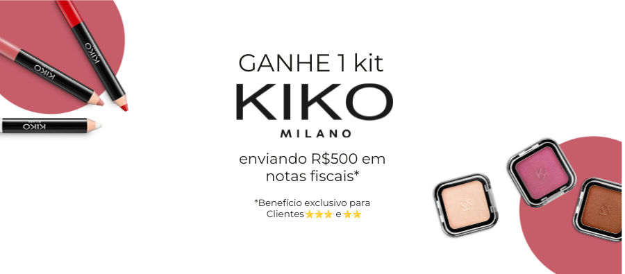 Compre e Ganhe 1 Kit Kiko Milano - Campanha Segmentada